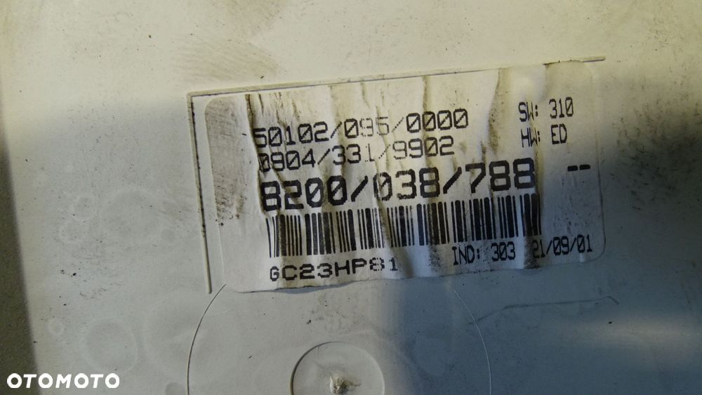 LICZNIK RENAULT SCENIC I 2.0 LIFT    8200038788 - 6