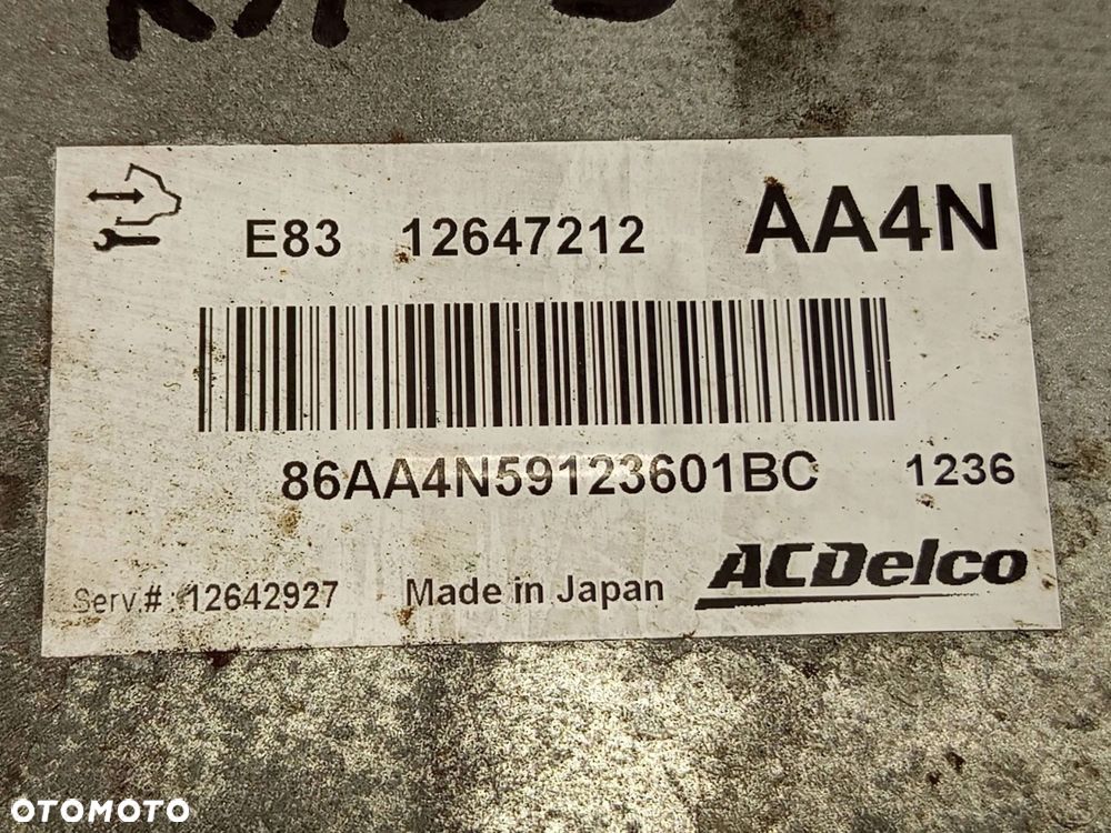 STEROWNIK KOMPUTER OPEL 1.2 1.4 12647212 AA4N E83 DELCO ECU ORYGINAŁ - 6