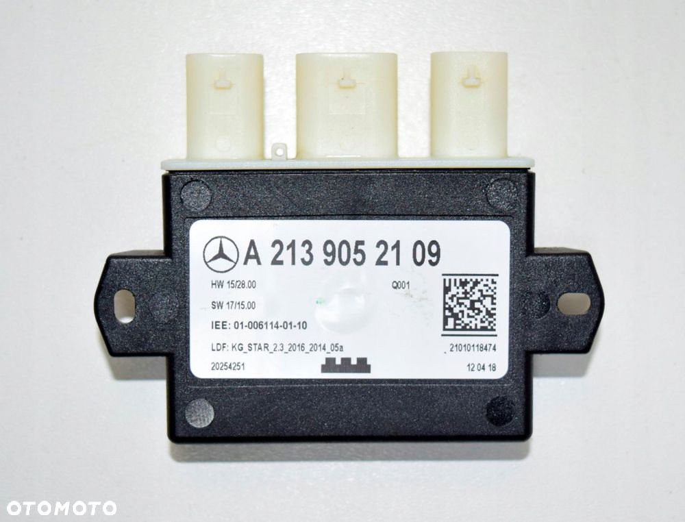 MERCEDES W213 W222 STEROWNIK KLAPY BAGAŻNIKA - 1