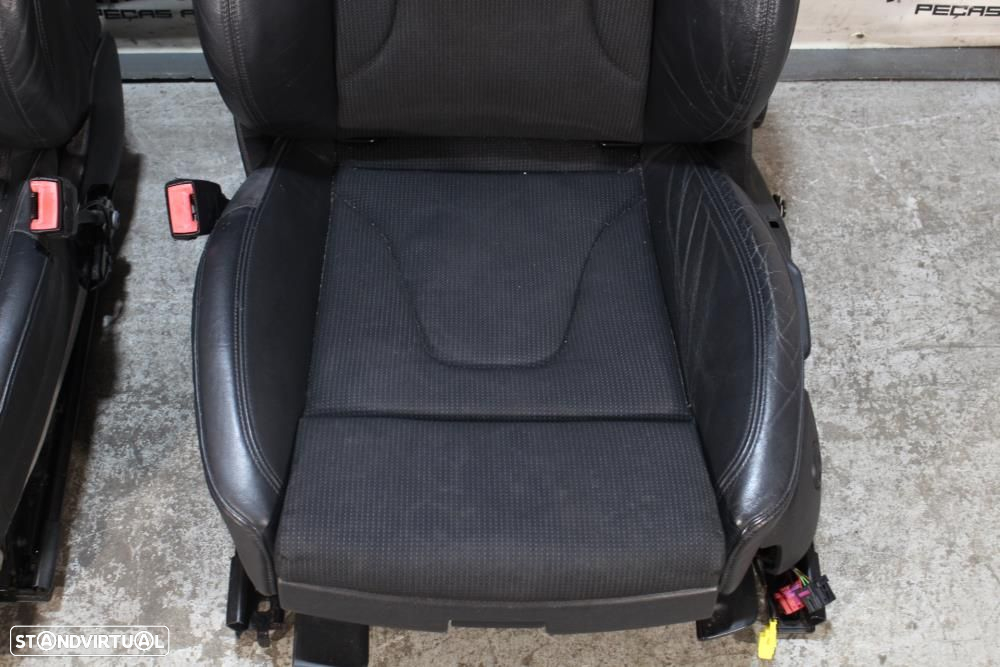 Bancos Audi A4 B8 Carrinha SLine Pele e Tecido - 3