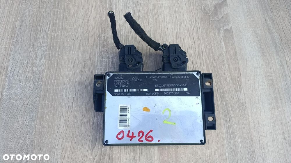 STEROWNIK KOMPUTER SILNIKA ECU CITROEN BERLINGO I 1 2003 9655574380 - 1