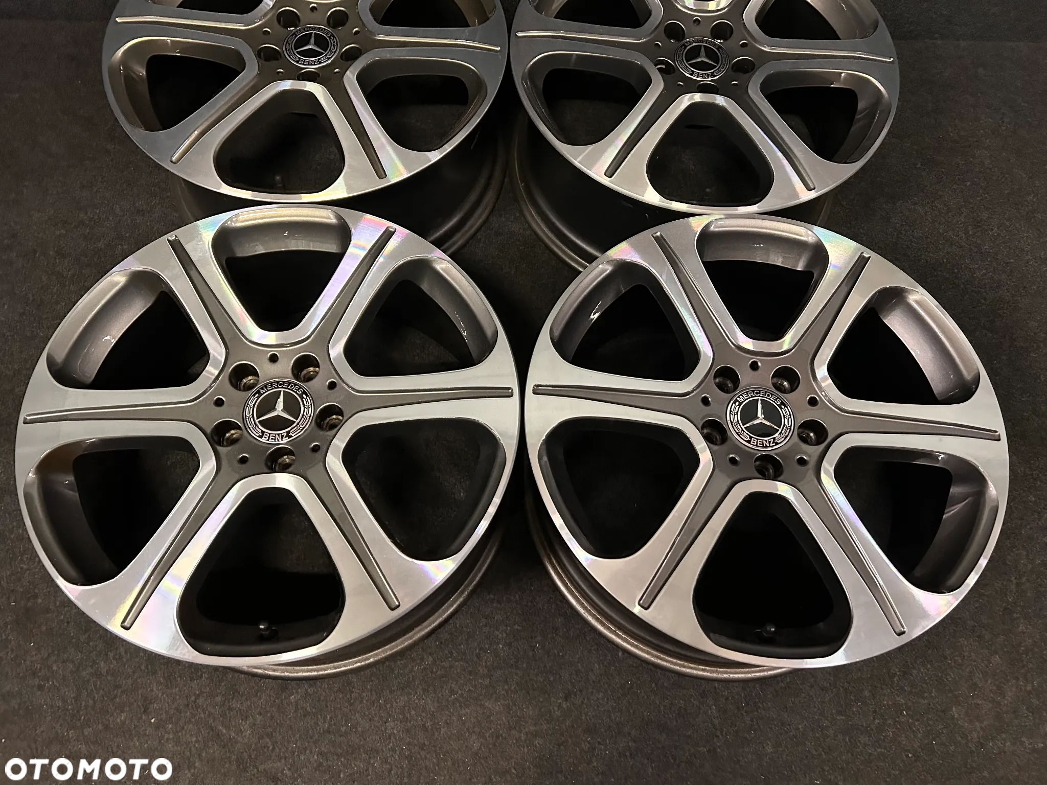 Alufelgi Mercedes E-Klasa W213, W212, C-Klasa W205, W204, V-Klasa 19 cali 5x112 4szt. Ładne z czujnikami! - 13