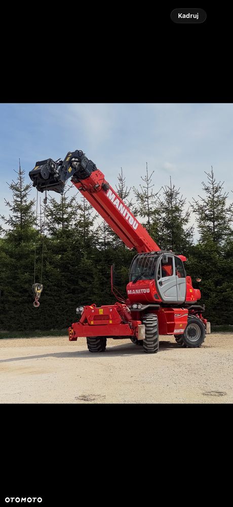 Manitou Ładowarka teleskopowa MANITOU ROTO Mrt 2540 + Privilage 360° obrotowa 2150 2550 bez Dpf i Adblue  PILOT sterowania Kosz Widły manitka silnik Mercedes  Wciagarka  1 właściciel KLIMA serwisowana Merlo - 14