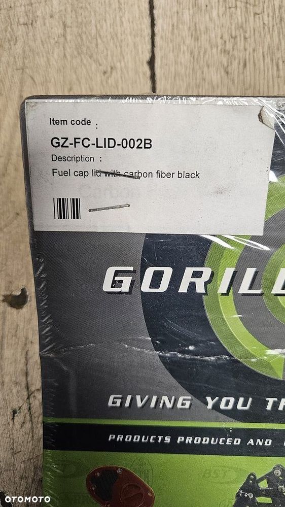 Korek wlewu paliwa Carbon Gorilla Zilla GZ-FC-LID-002B - 2