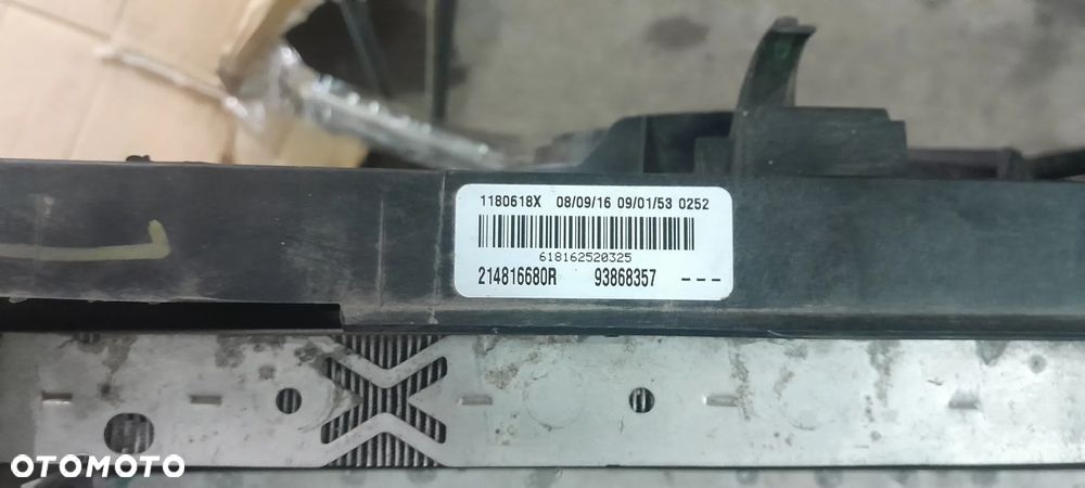 Renault Trafic III 1.6 dci komplet chłodnic z wentylatorem - 2