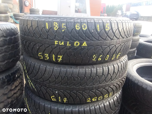 185/60R15 Opony Zimowe Zima FULDA KRISTALL MONTERO 3 6mm Legnica ALU-RAD 185/60