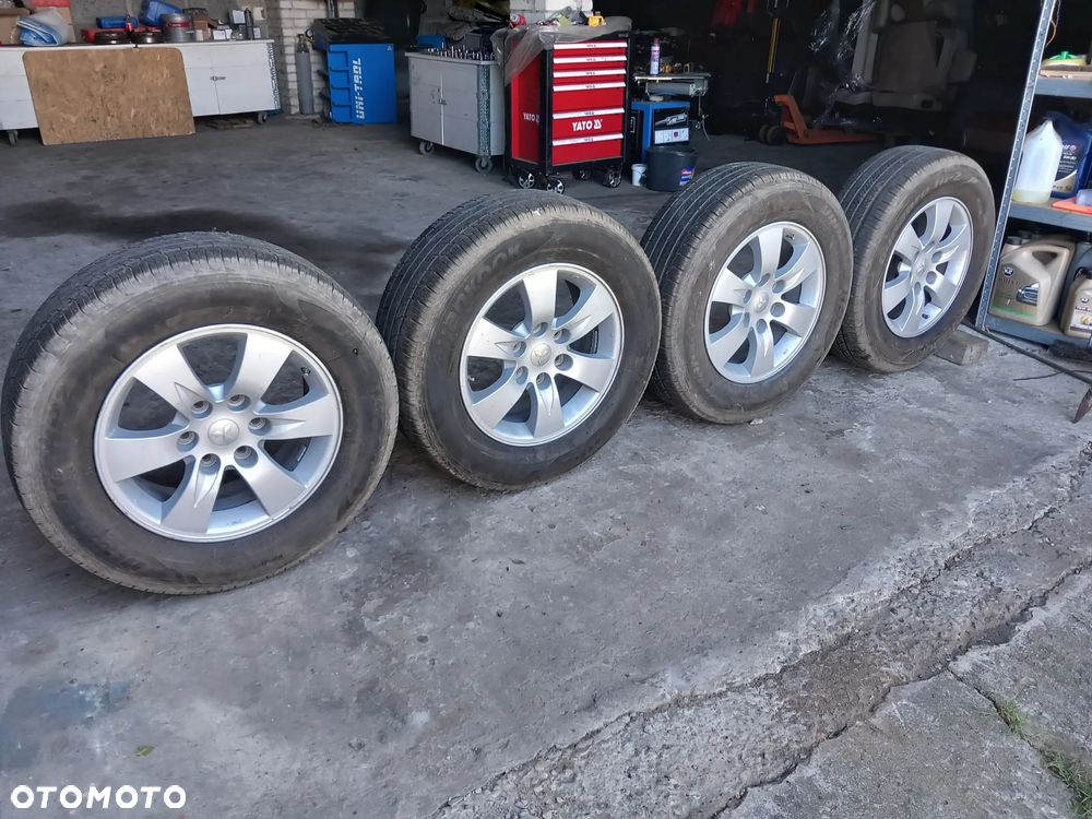 KOŁA FELGI OPONY 17 ALUMINIOWE KOMPLET MITSUBISHI L200 17X7J ET38 6X139,7 - 2