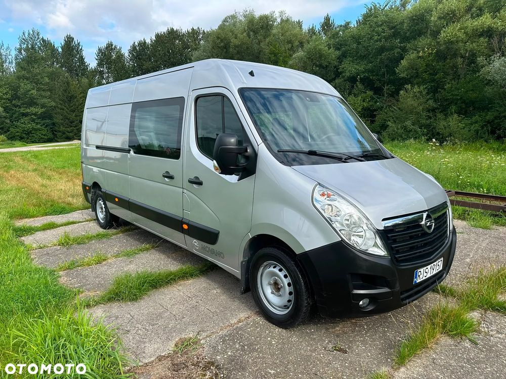 Opel Movano BRYGADÓWKA 6-osób 2.3 diesel 170 kM UDOKUMENTOWANY NISKI PRZEBIEG 90tyś. EURO 6! 2018rok BEZWYPADKOWY! - 3