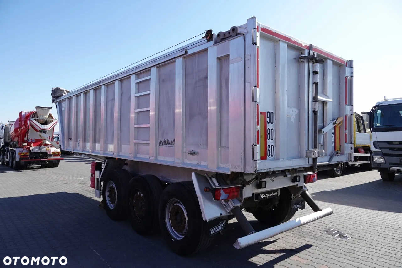 Benalu WYWROTKA ALUMINIOWA 28 M3 / OŚ PODNOSZONA / WAGA 5100 KG - 5