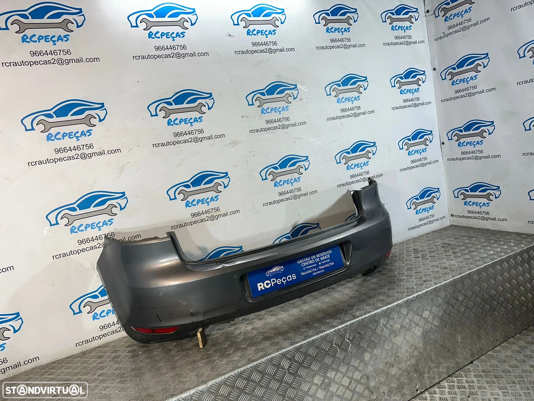 .Parachoques Traseiro VW Volkswagen Golf 6 5 Portas Original 5k6807421 2008 a 2013 - 1