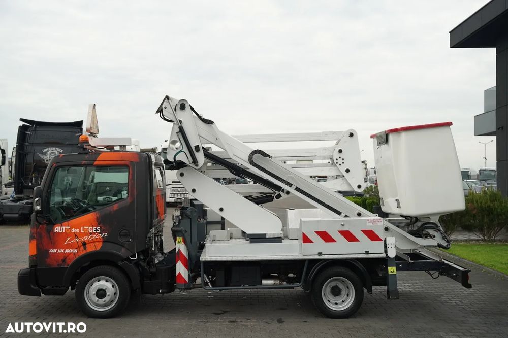 Nissan CABSTAR / ZWYŻKA 16,3 METRÓW / FRANCE ELEVATEUR /  BLIŹNIAK / UDŹWIG - 200 kg / 4 PODPORY / - 10
