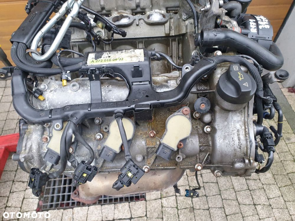mercedes slk r171 3.0 v6 silnik sŁupek 272942 oryginaŁ maŁy przebieg 100tyŚ - 3