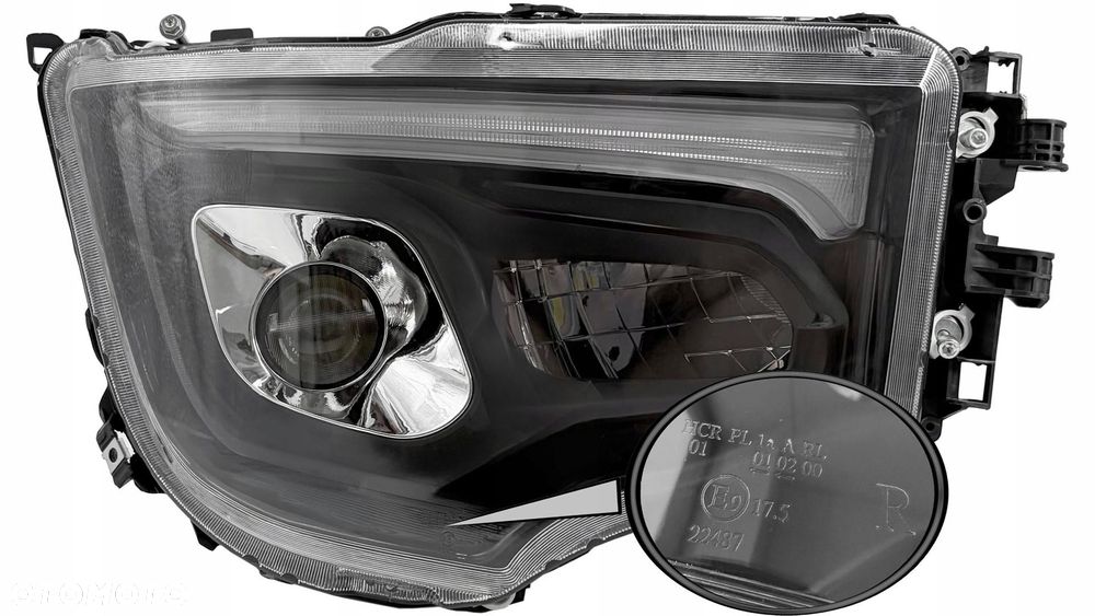 mercedes arocs mp5 actros reflektor prawy full led - 2