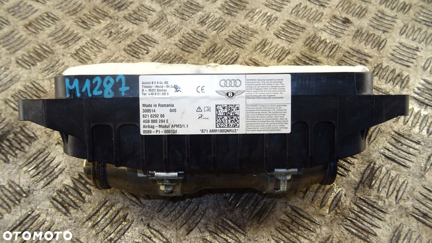 AIRBAG PODUSZKA PASAŻERA AUDI A6 C7 4G8880204E - 2