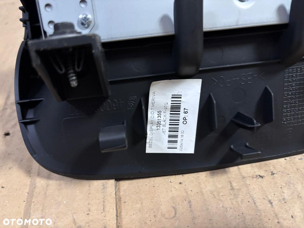 OPEL MERIVA II B WYŚWIETLACZ RADIO EKRAN 22948022 13351355 EUROPA - 4