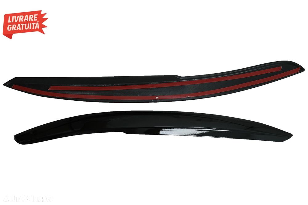 Pleoape Faruri VW Polo 6R 6C (2009-2017) Negru Lucios- livrare gratuita - 4