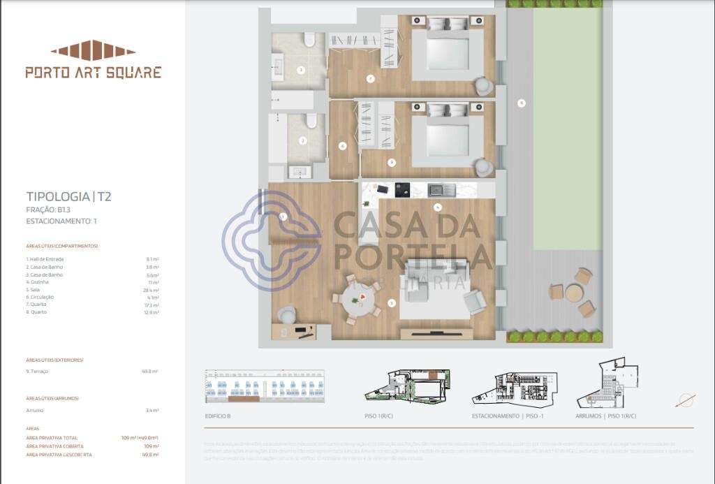 T2 Jardim Jacuzzi Centro Porto - Grande imagem: 2/10