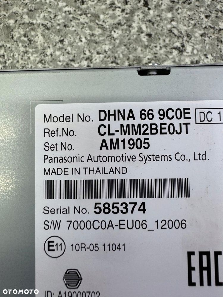 radio mazda cx30 cx-30 2019-2025 dhna 66 9c0e cl-mm2be0jt am1905 mazda 3 bp - 2