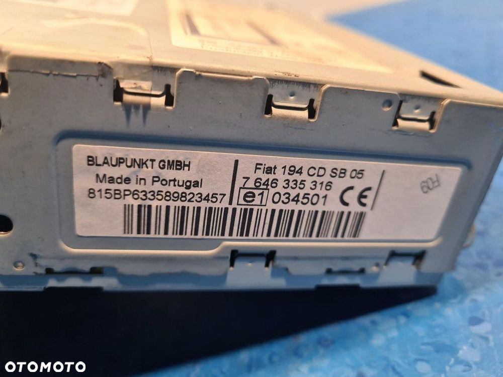 FIAT CROMA II LIFT RADIO CD 7646335316 742 - 7