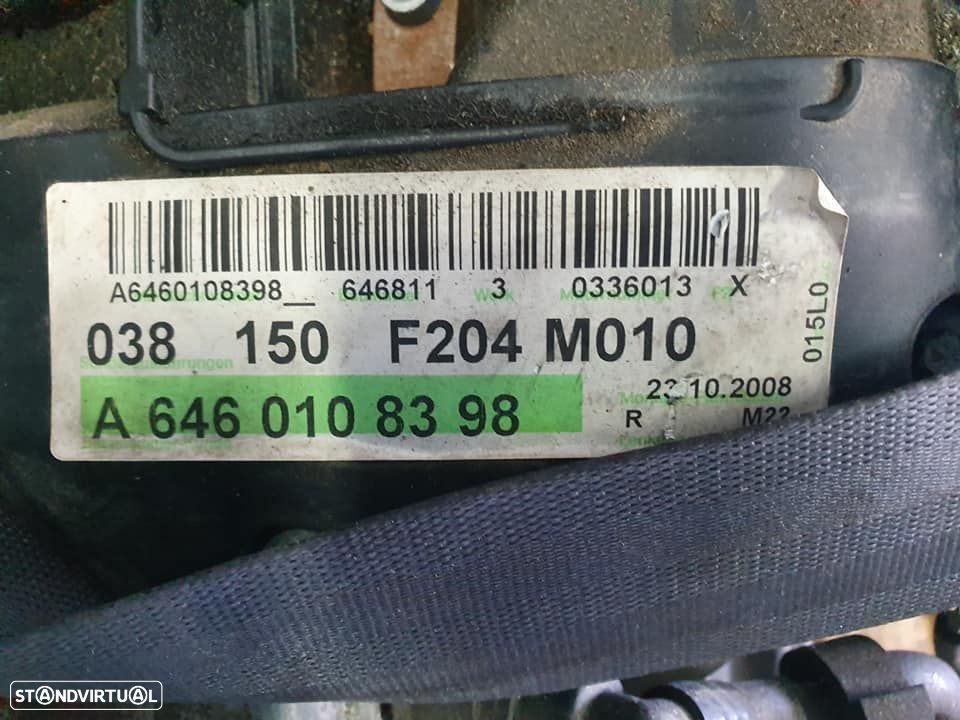 Motor Mercedes 2.1 CDI C220, W204, 2008, de 170cv, ref 646 811 - 6