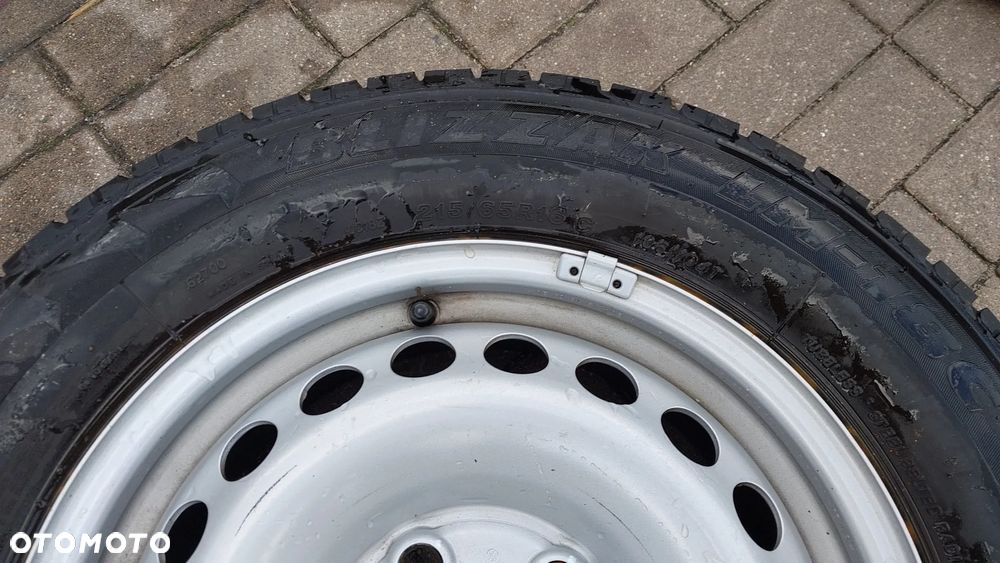 Komplet Kol zimowych Bridgestone VW T5 T6 TRANSPORTER 215/65/16C 7H0601027D - 8