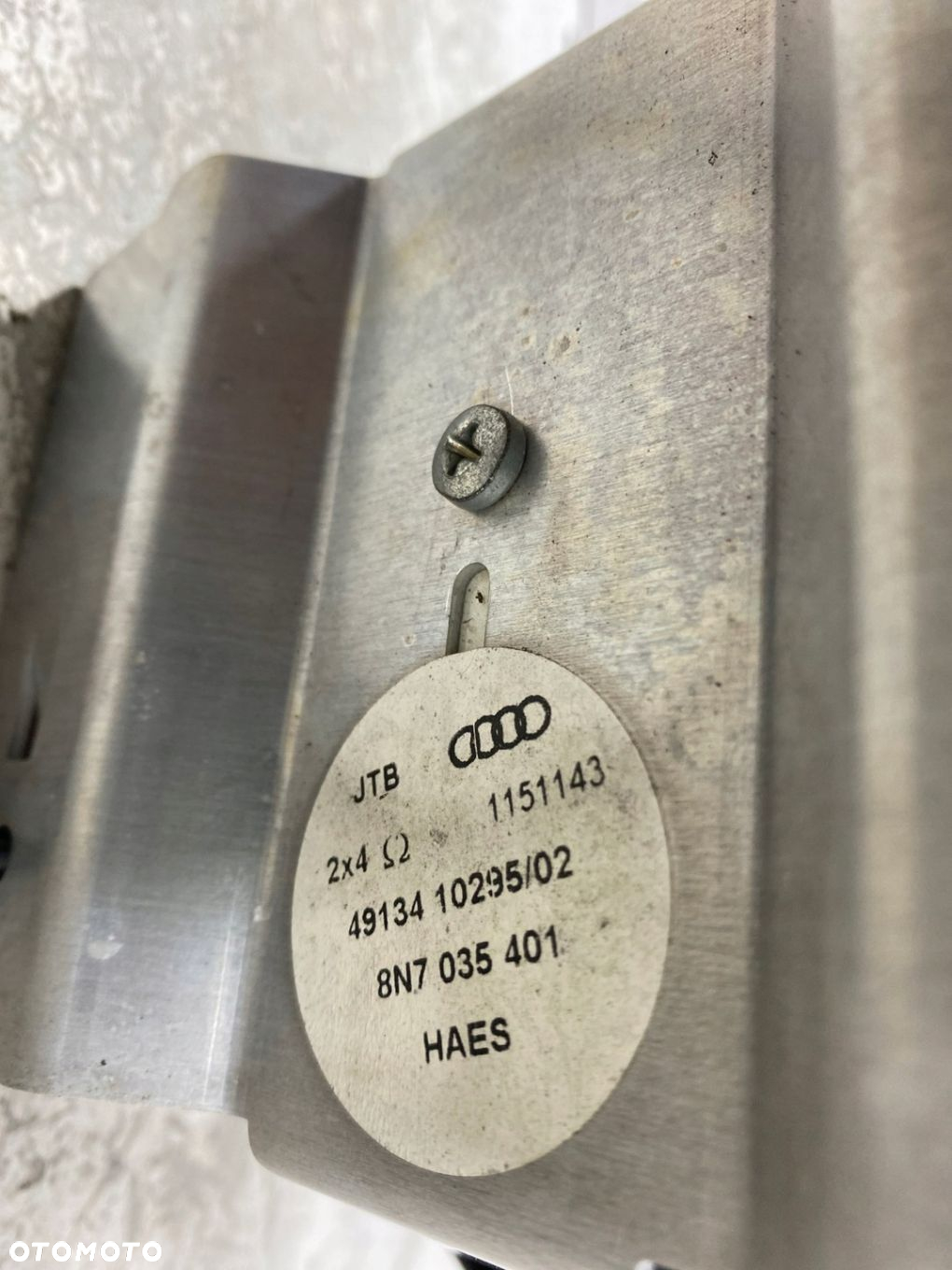 GŁOŚNIK SUBWOOFER AUDI TT 8N CABRIO 8N7035401 - 5