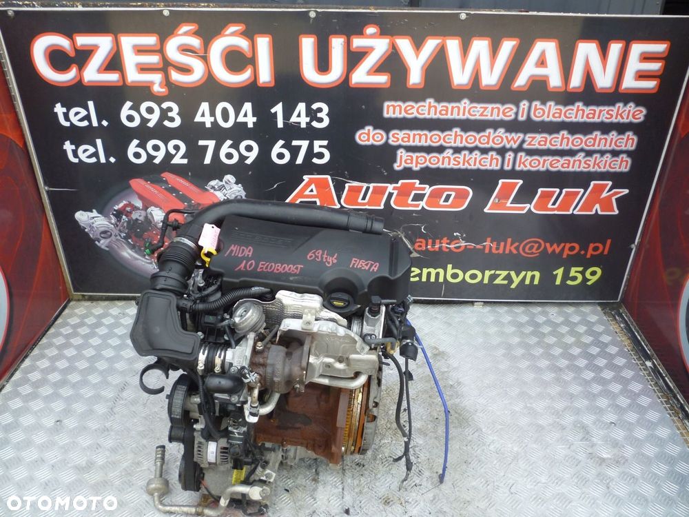 SILNIK KOMPLETNY FORD FIESTA 1.0 ECOBOOST M1DA 69 TYS - 1
