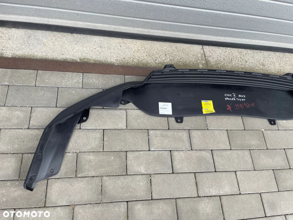 SPOILER ZDERZAKA TYLNEGO HONDA CIVIC X  2017-- NOWY - 6