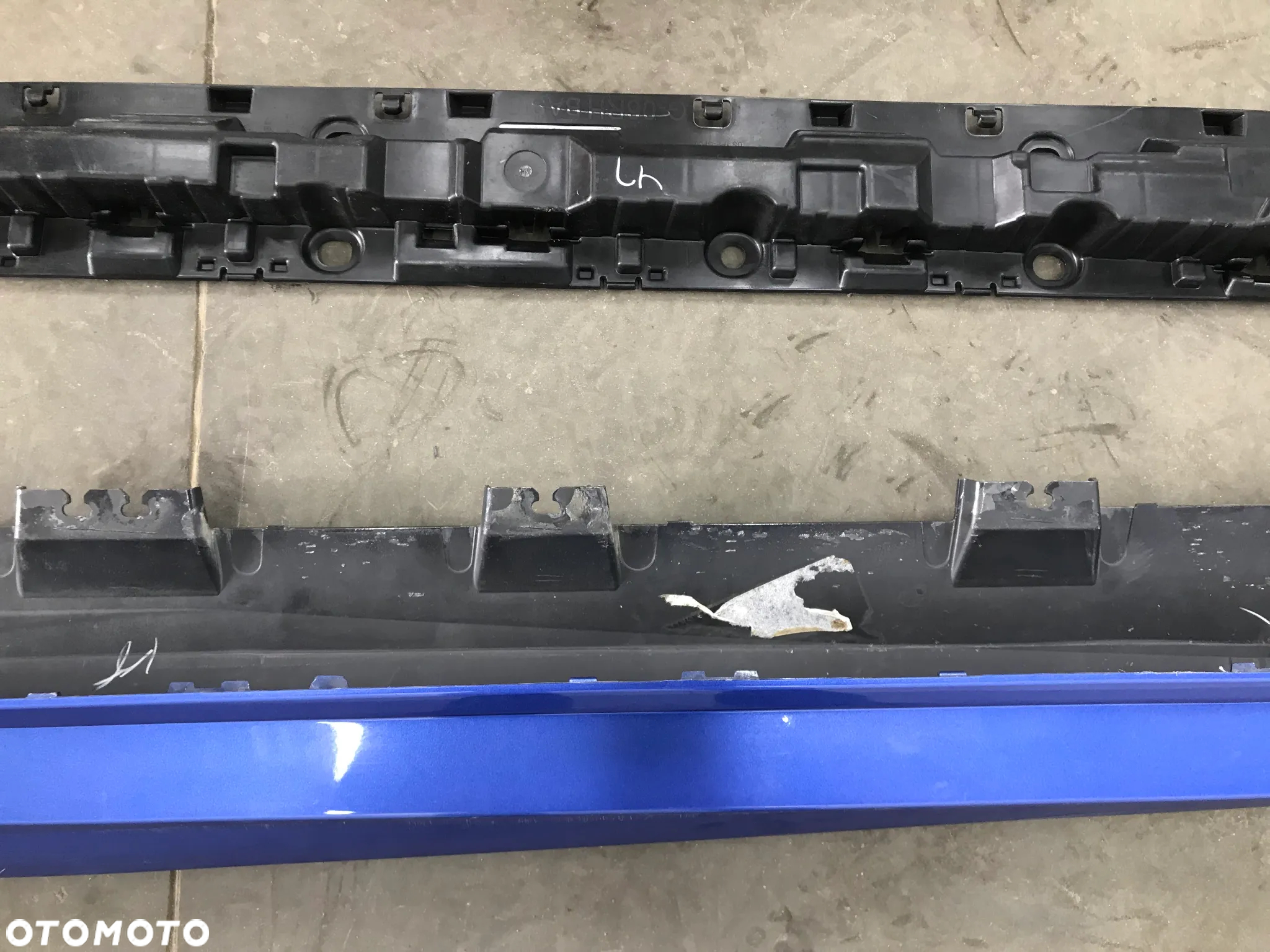 Nakładka progu BMW x6 G06 m-pakiet 19- prawa listwa progowa + ślizg KOMPLET 868012 868011 - 17