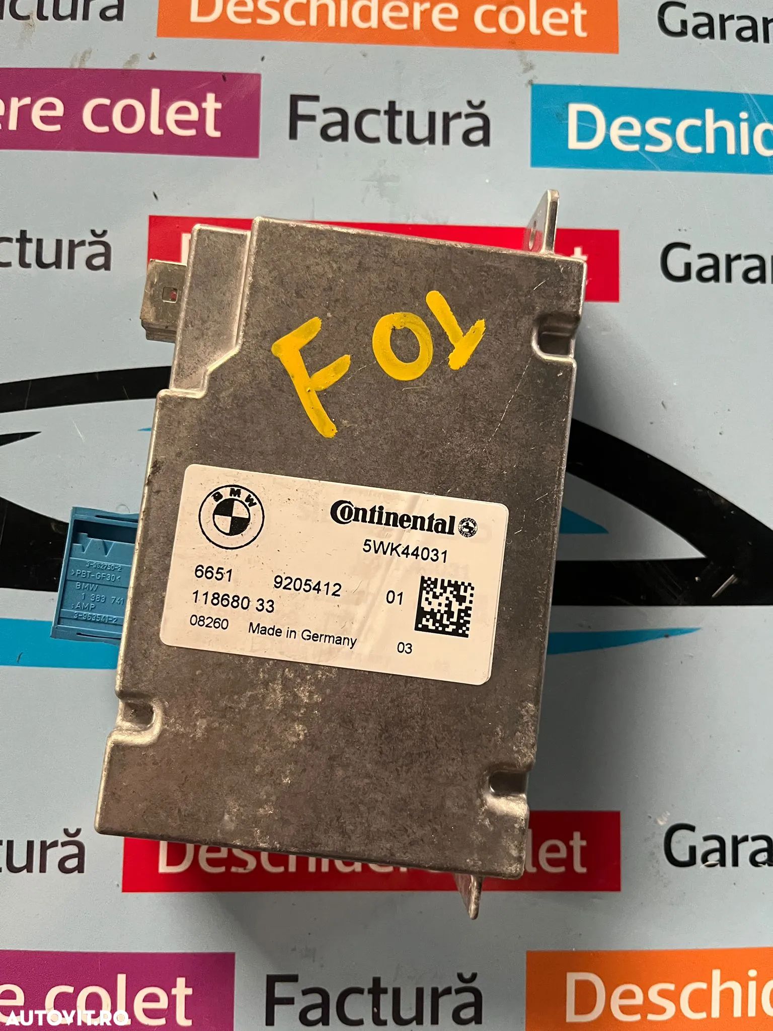 Modul calculator lane assist BMW F01 F02 2008 2015 9205412 - 1
