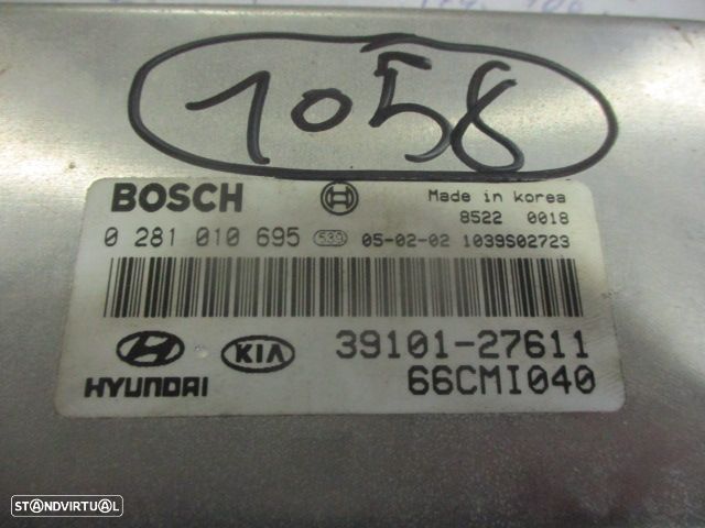Centralina 3910127611 HYUNDAI MATRIX 2003 1.5CRDI BOSCH - 1