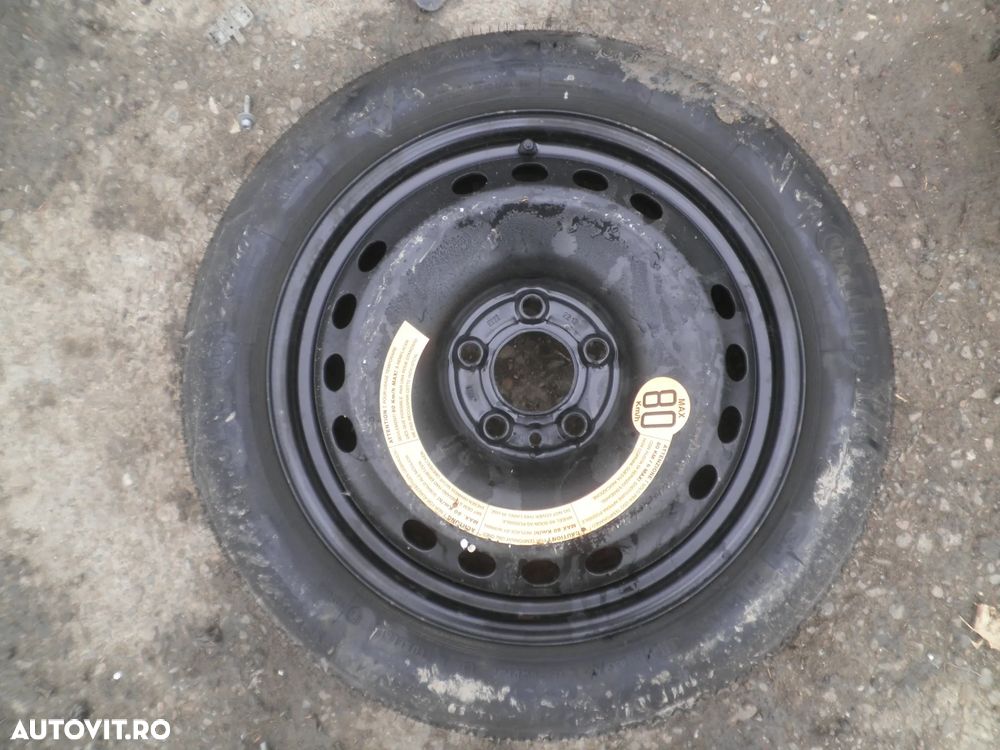 Roata rezerva slim Alfa Romeo Giulietta , 159, Brera 135 / 70 R16 - 1