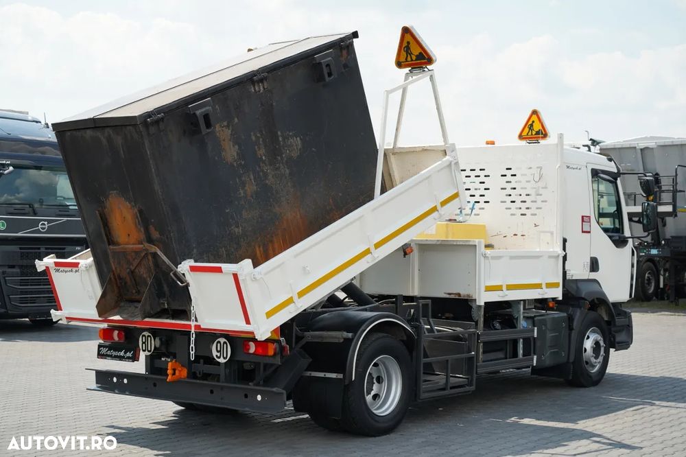 Renault D 16.240 / 4X2 / BASCULATOR / SPECIALIZED / DRUM / CISTERNĂ ASFALT / EURO 6 / IMPORTAT - 5