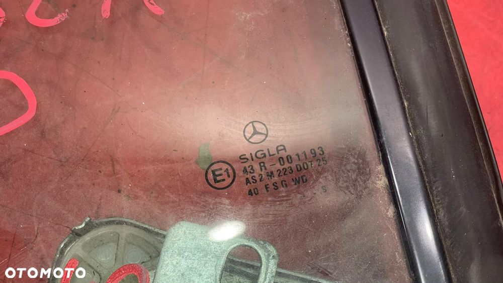MERCEDES SLK PODNOŚNIK SZYBY PRAWYTYŁ SZYBA - 3
