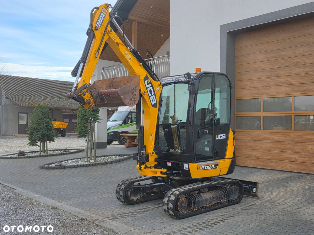 JCB JCB 8026 mini koparka 3 łyżki szybkozłącze 1 wł sprowadzona serwisowana idealna 8025 - 10