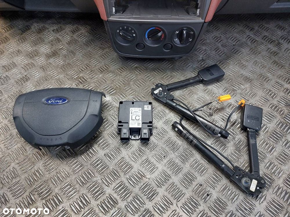ZESTAW AIRBAG KOKPIT DESKA MODUŁ PODUSZKI FIESTA MK5 LIFT 05-10 - 2
