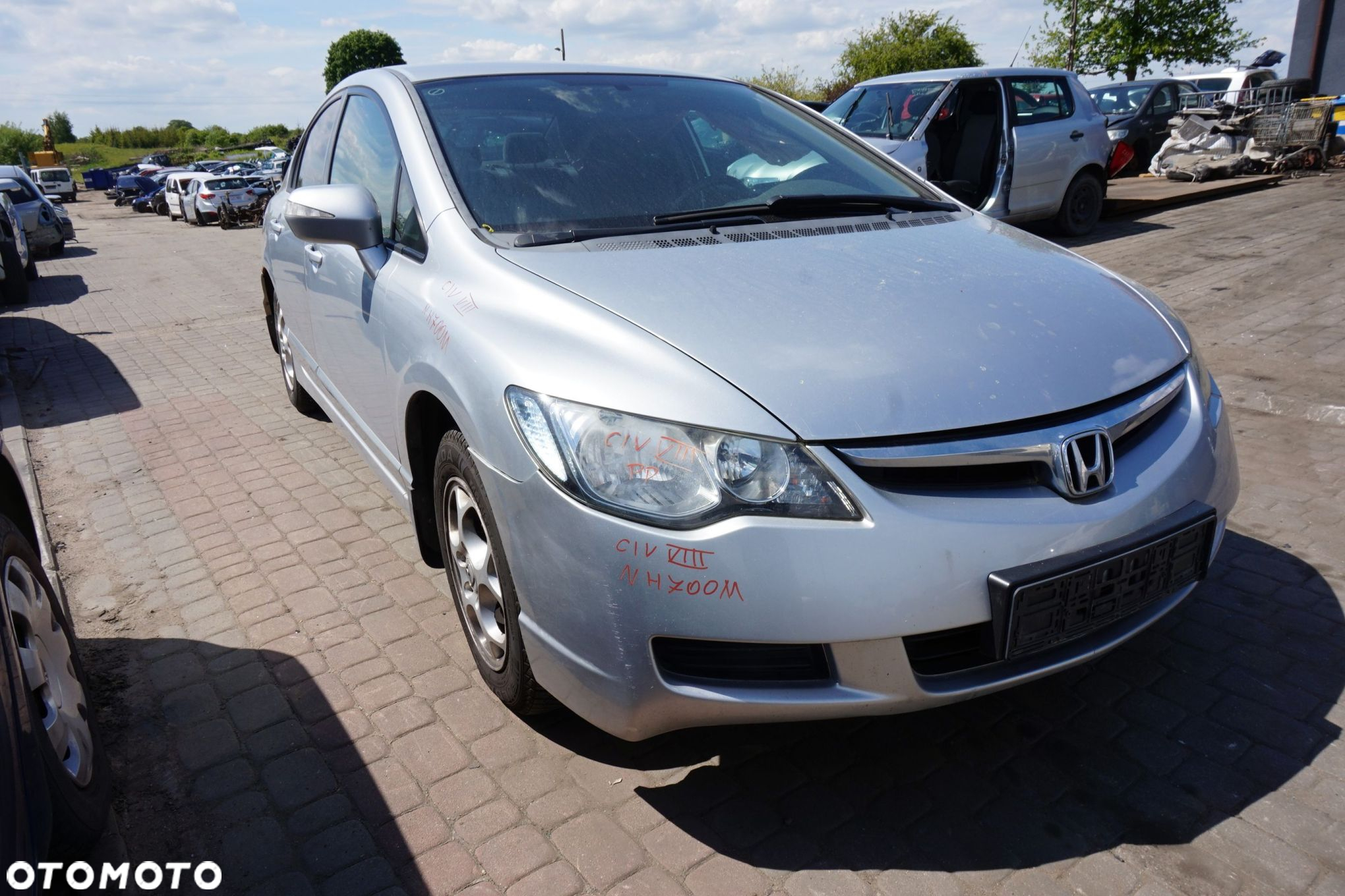 HONDA CIVIC VIII SEDAN 2006 NH700M 1.8 16V R18A2 140KM PHE40 SREBRNY na części - 7