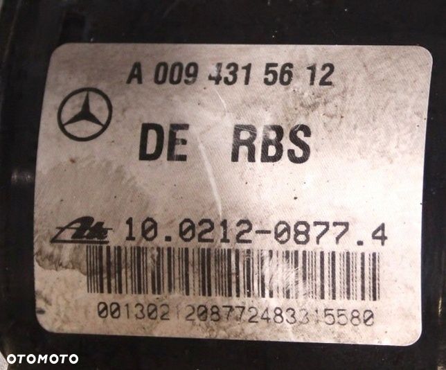 POMPA ABS MERCEDES W212 A0094315612 A0009019800 - 9