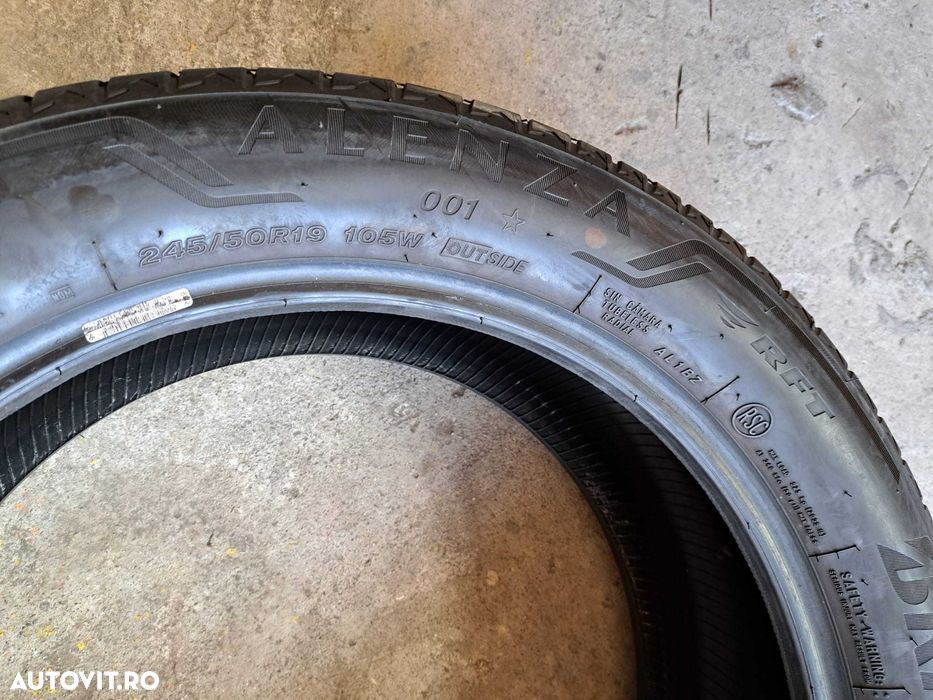 2 anvelope 245/50 R19 Bridgestone RFT - 7