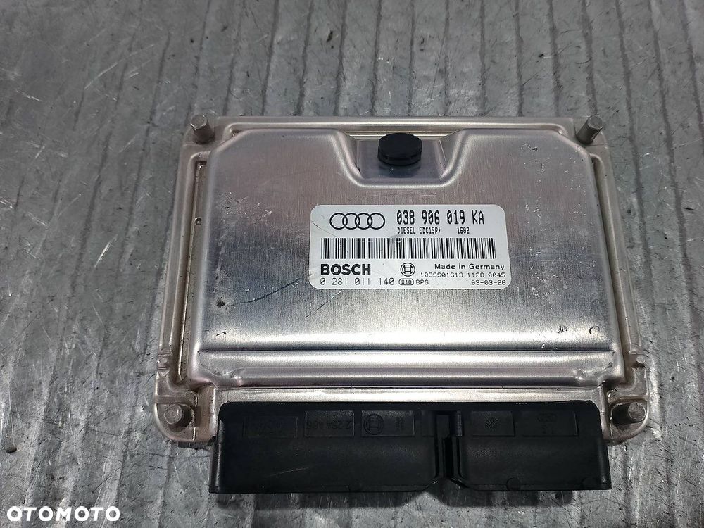 KOMPUTER, STEROWNIK AUDI A4 B6 038906019KA  0281011140 1.9 TDI - 1