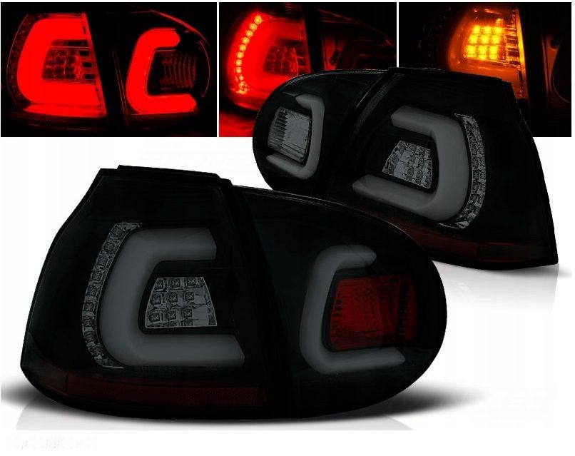 Lampy tyl ny kpl Led Bar Neon Diodowe Tuning Smoke VW Golf V 5 1k HB 03-08 - 3