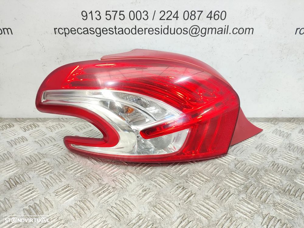 Farolins traseiros trás esquerdo direito LED originais Peugeot 208 Mk1 Fase 1 de 2012 a 2015 - 5