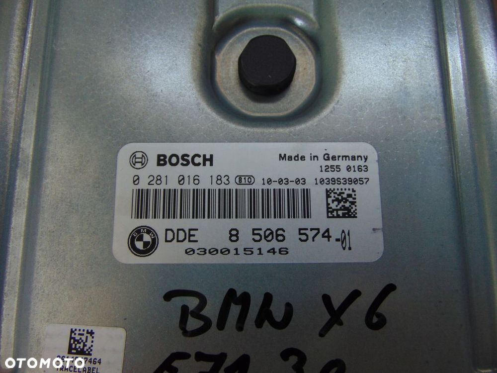 KOMPUTER STEROWNIK ECU BMW X5 X6 E71 4.0 D 0281016183 - 2