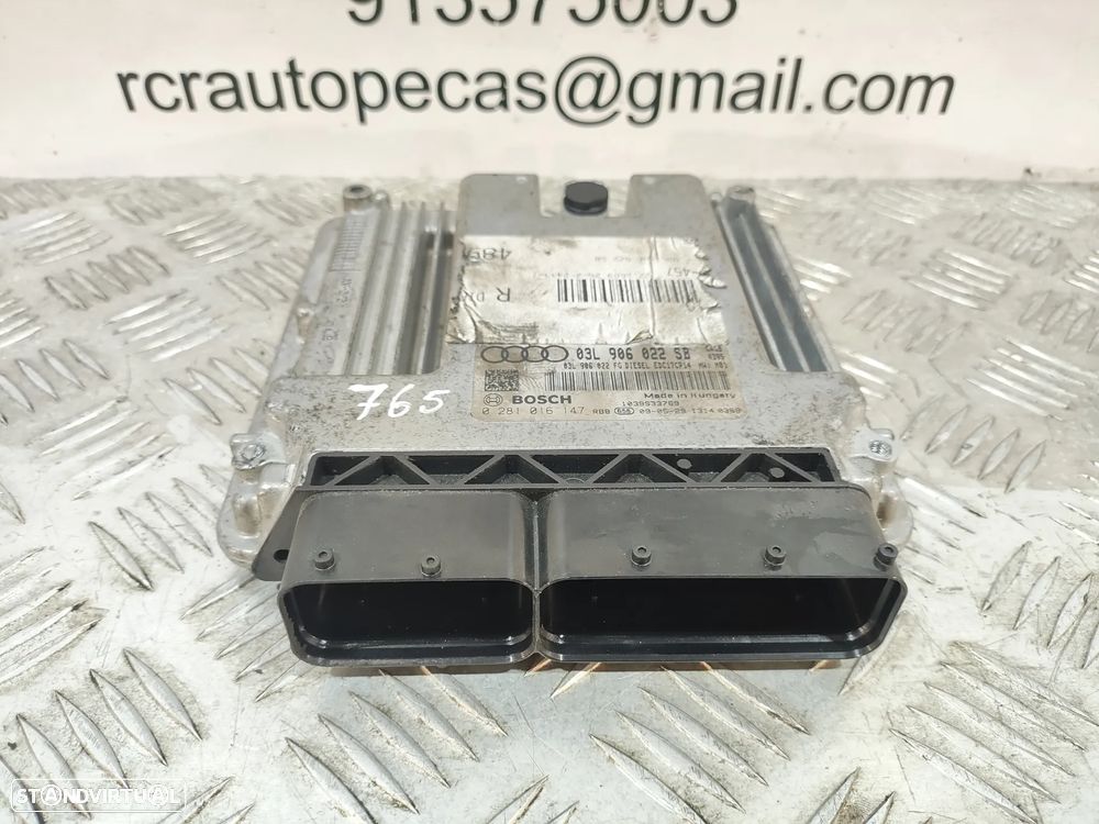CENTRALINA ECU MOTOR BOSCH AUDI A6 C6 4F2 2.0 TDI 140CV CAGB 0281016147 03L906022SB VW VOLKSWAGEN SKODA - 4