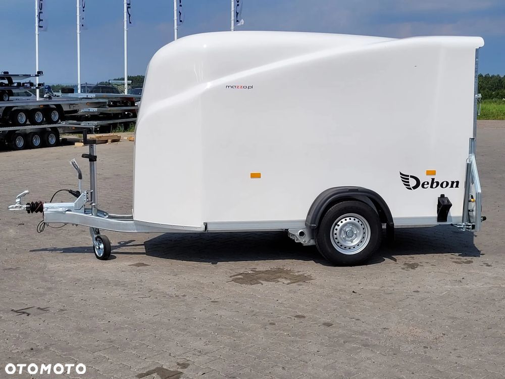 Debon Przyczepa kontener furgon box DMC1300kg Cargo 300x150x170cm rampa tylna aluminiowa - 3