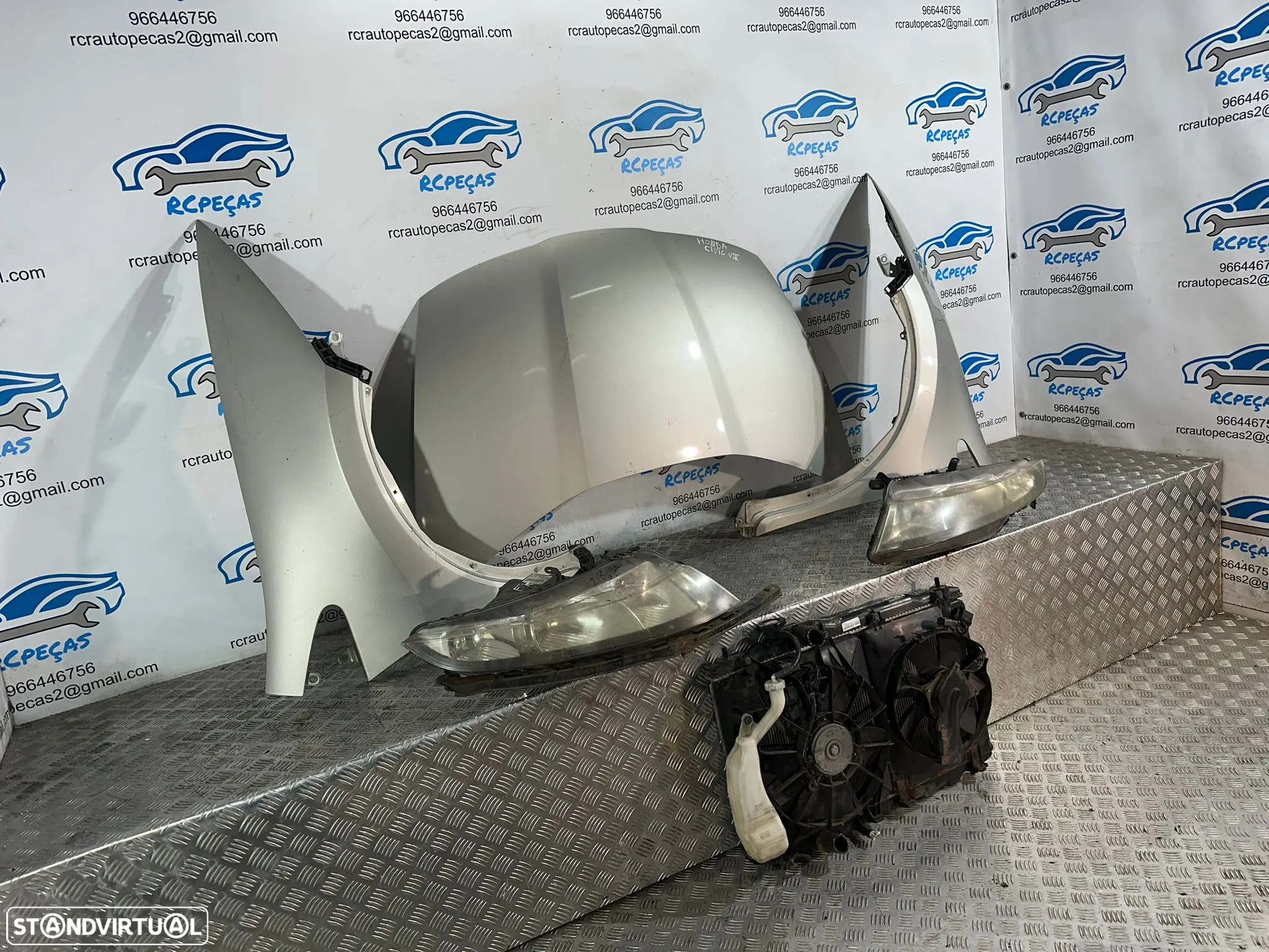 .Frente Completa Honda Civic 8 VIII MK8 FN1 FN2 FN3 FN4 FK1 FK2 FK3 2006-2011 - 9