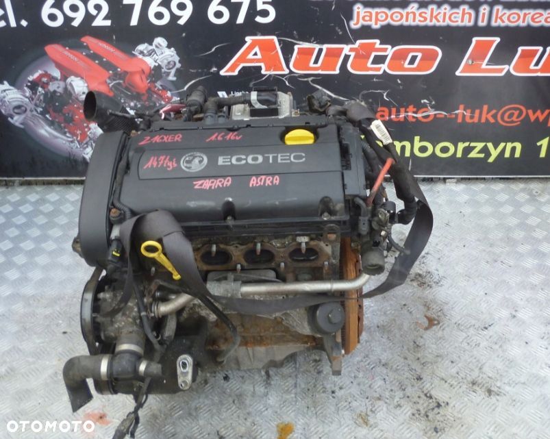 SILNIK OPEL ZAFIRA ASTRA 1.6 16V Z16XER 147 TYS - 1