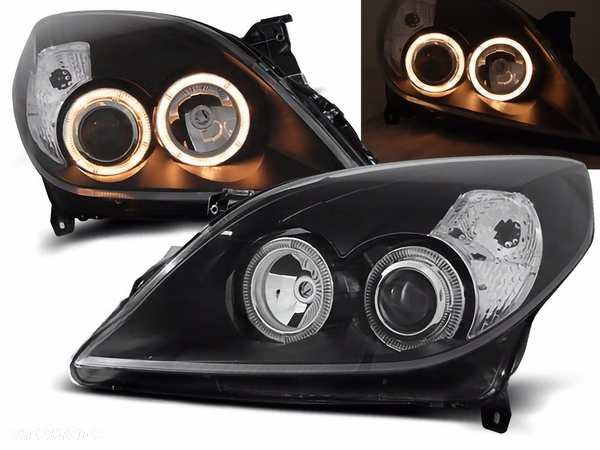 Stylowe Reflektory DEPO z Soczewkami do OPEL VECTRA C SIGNUM 2005-2008