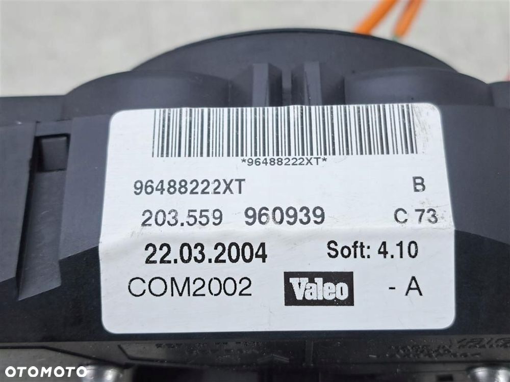 Przełącznik zespolony pająk Citroen C2 2003-2009 96488222XT ORYGINAŁ - 5