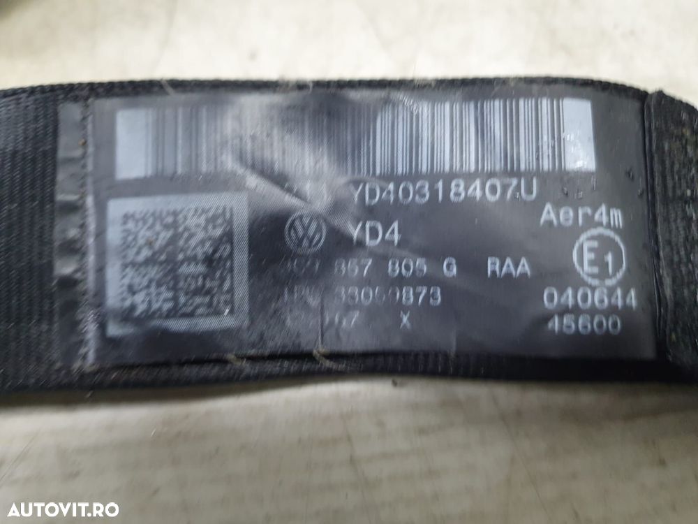Centura siguranta spate 3c9857805g Volkswagen VW Passat B6 [2005 - 20 - 2